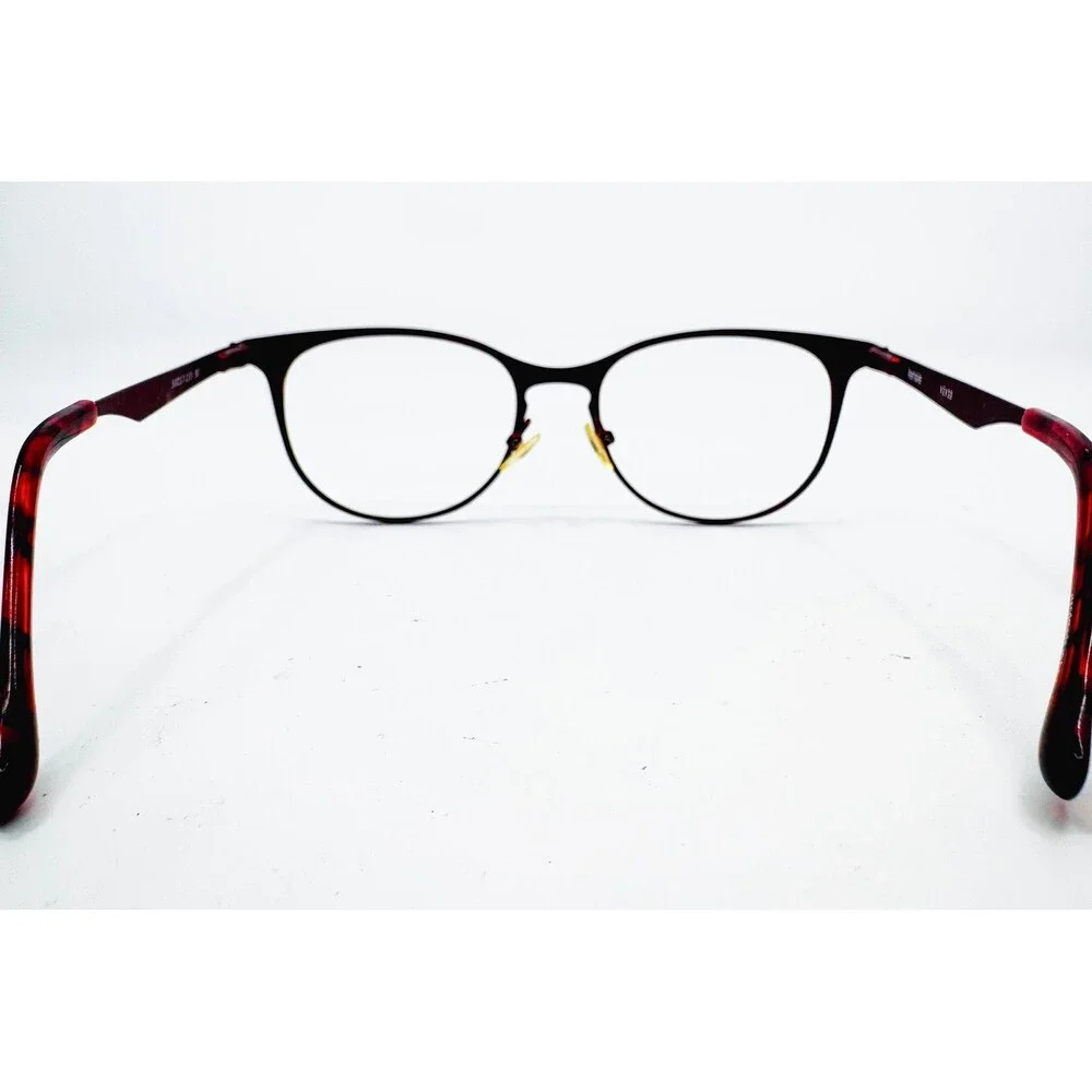 Kensie Eyeglasses Womens Burgundy Vivid Cat Eye Frames 50-17-135
